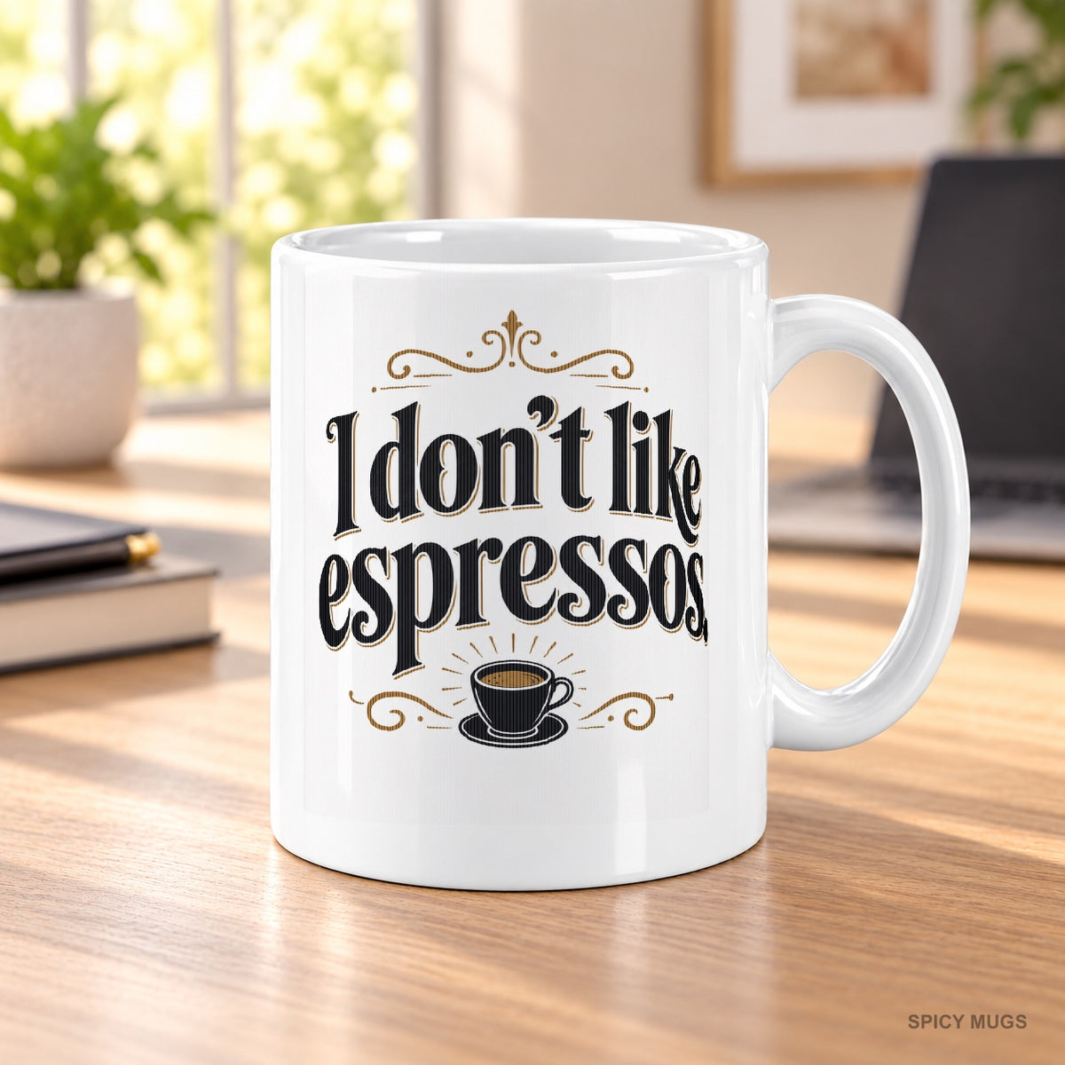 I don’t like espressos. mug – image 3