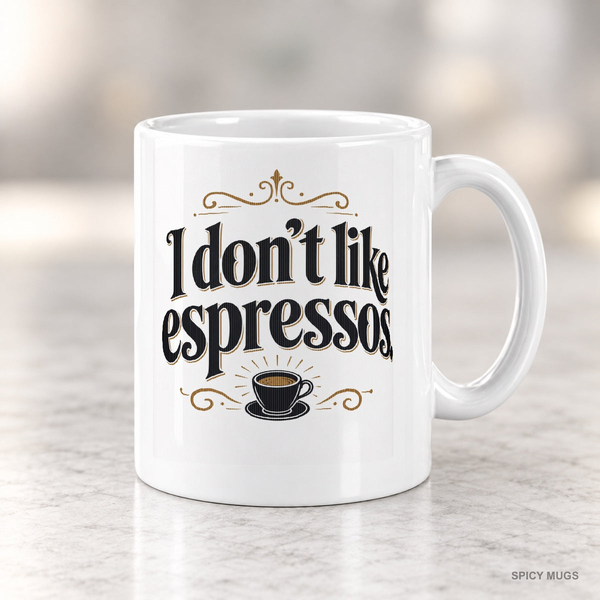 I don’t like espressos. mug – image 4