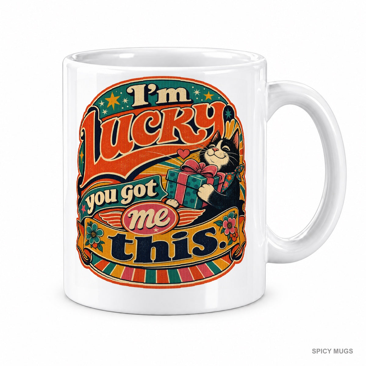 I’m lucky you got me this. mug – image 1