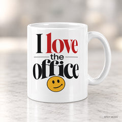 I love the office 🙃 mug – image 4