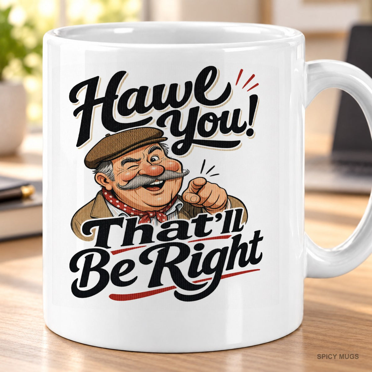 Hawl You! That'll Be Right mug – image 3