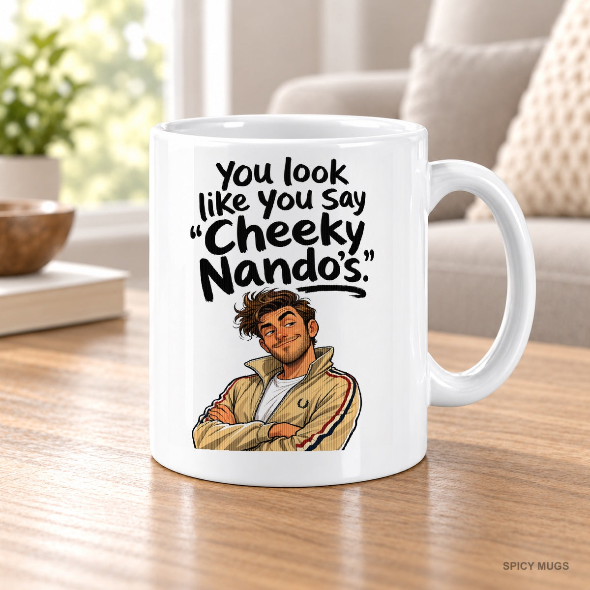 You look like you say “Cheeky Nando’s.” mug – image 5