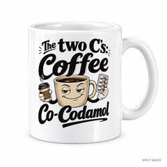 The two C’s: Coffee Co-Codamol mug – image 1