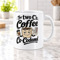 The two C’s: Coffee Co-Codamol mug – image 2