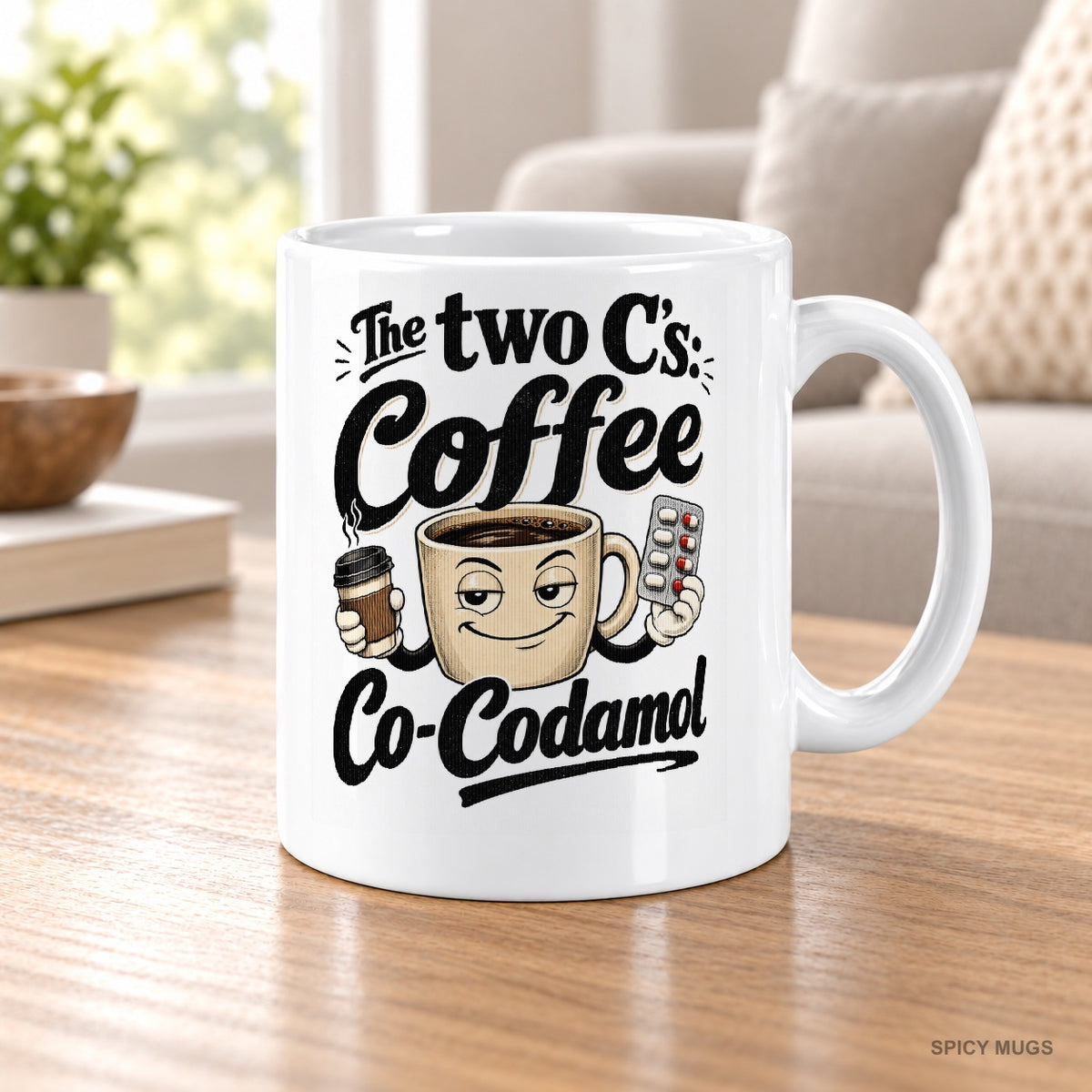 The two C’s: Coffee Co-Codamol mug – image 5