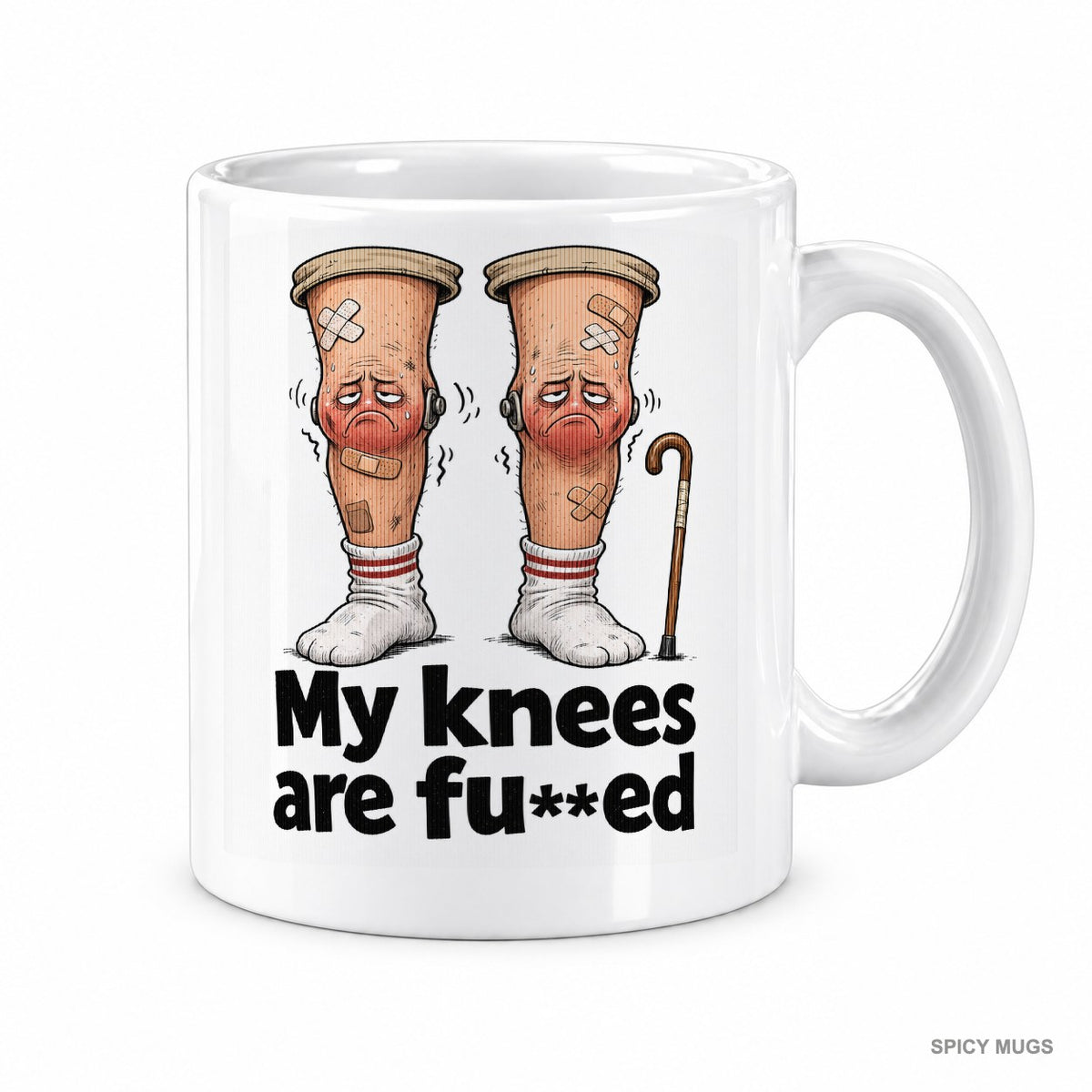 My knees are fu**ed mug – image 1