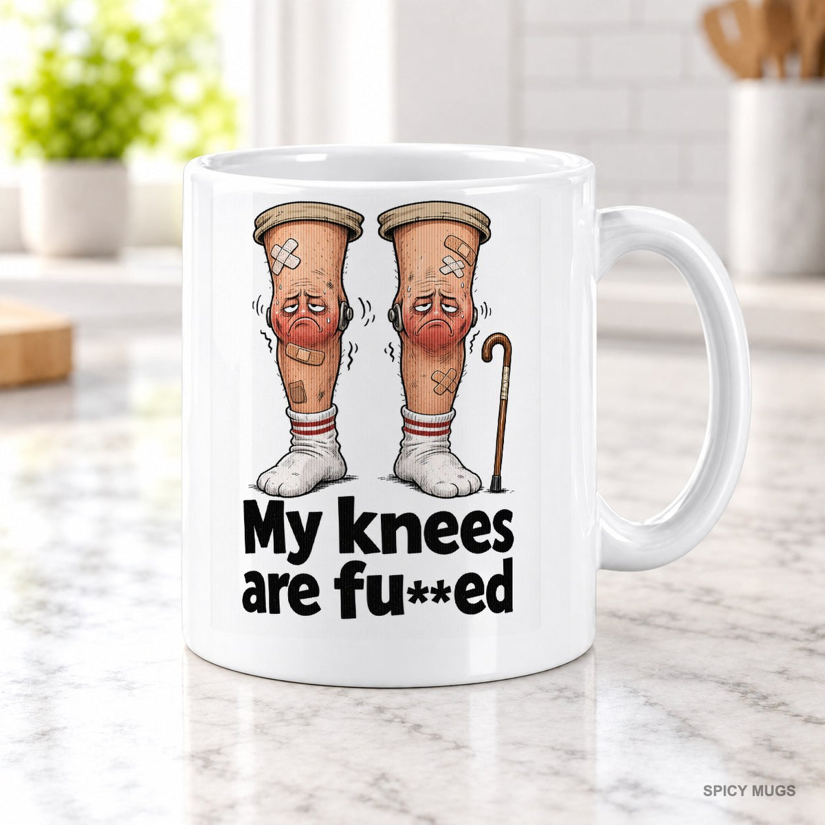 My knees are fu**ed mug – image 2