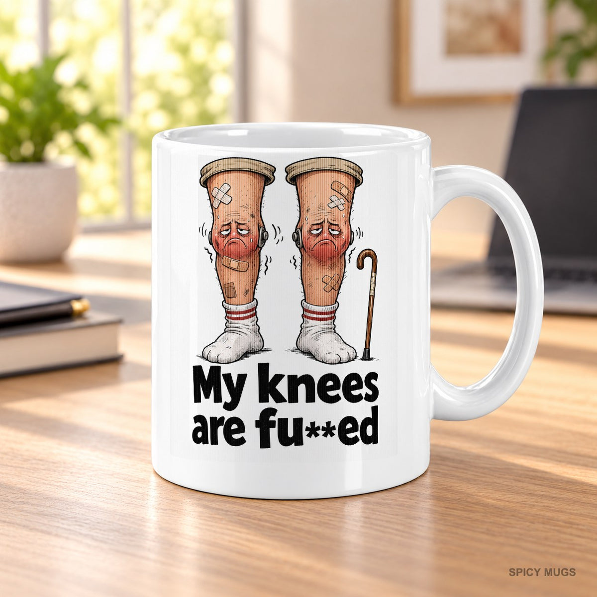My knees are fu**ed mug – image 3