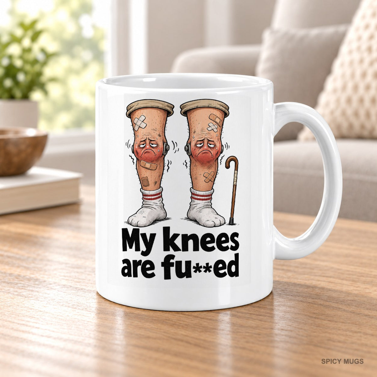 My knees are fu**ed mug – image 5