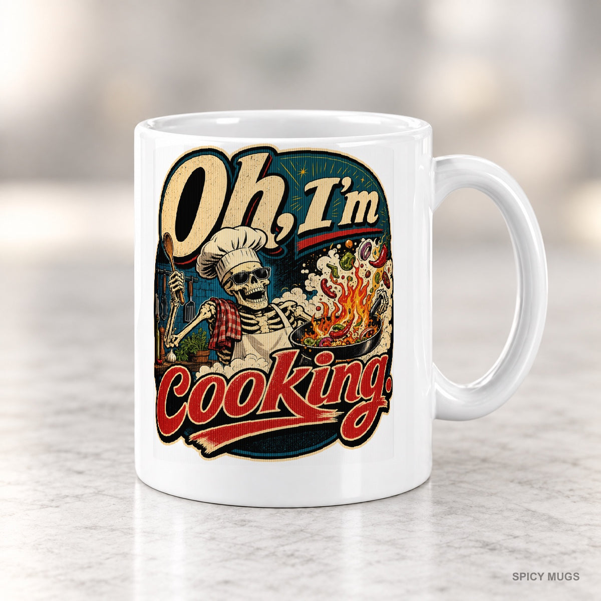 Oh, I’m cooking. mug – image 4