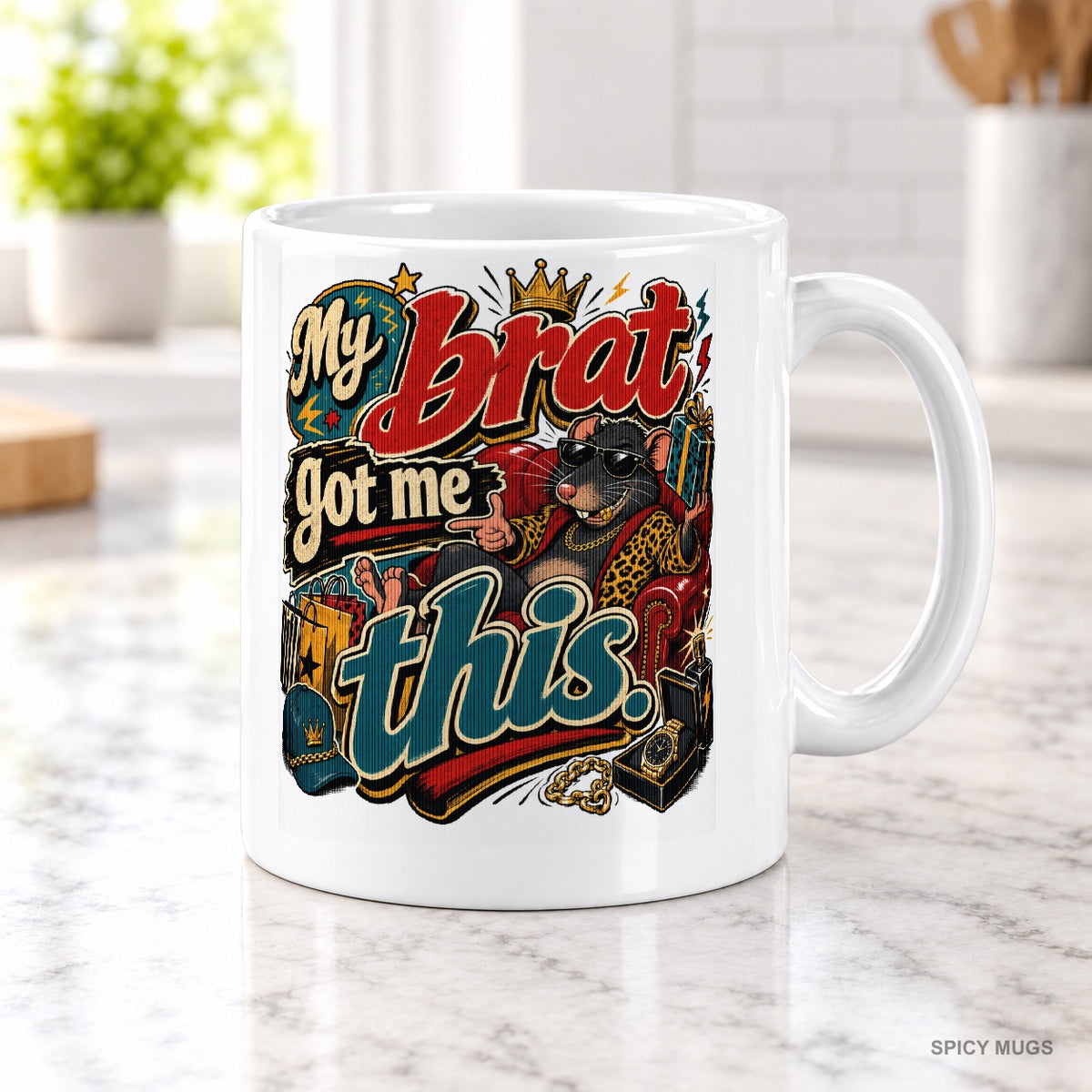 My brat got me this. mug – image 2