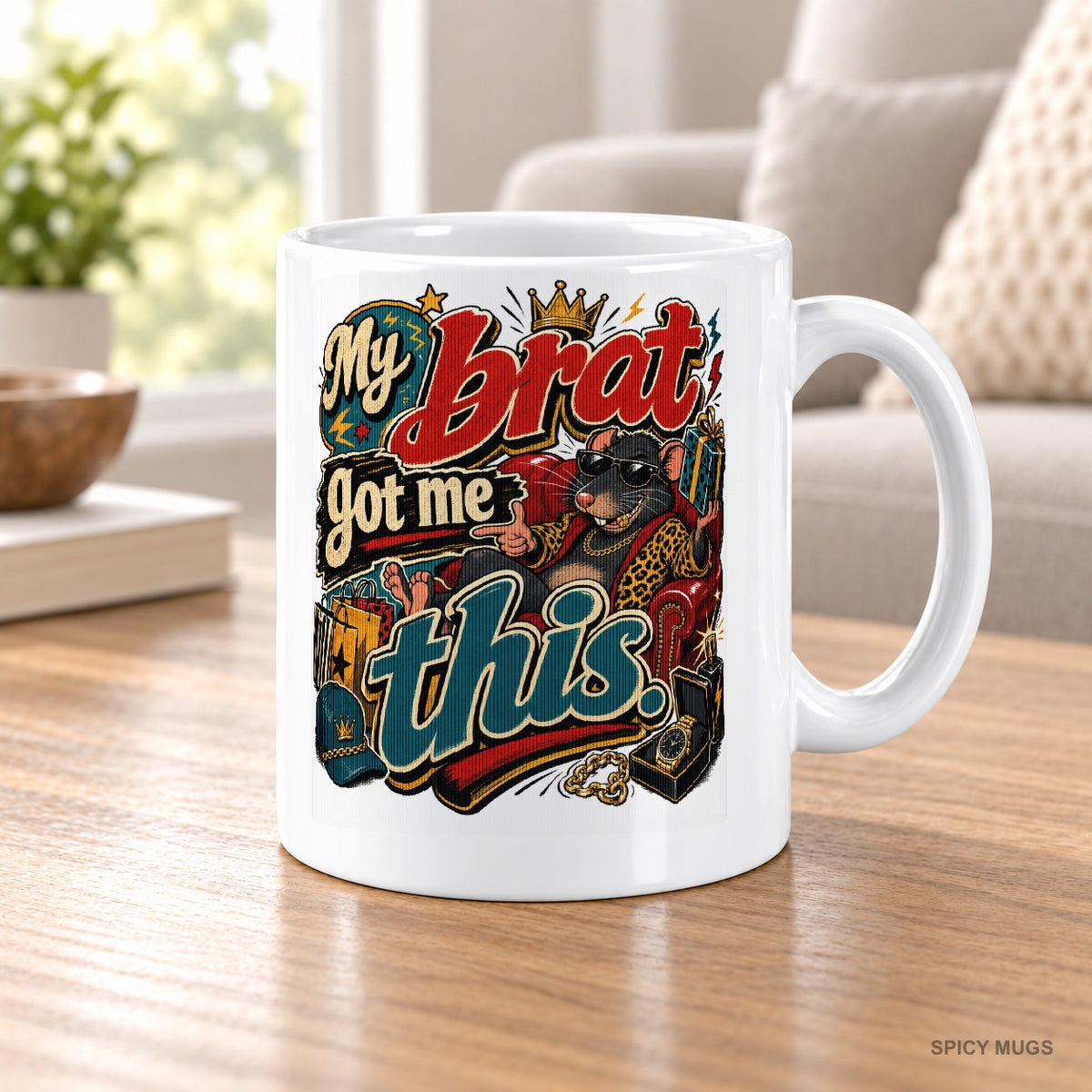 My brat got me this. mug – image 5